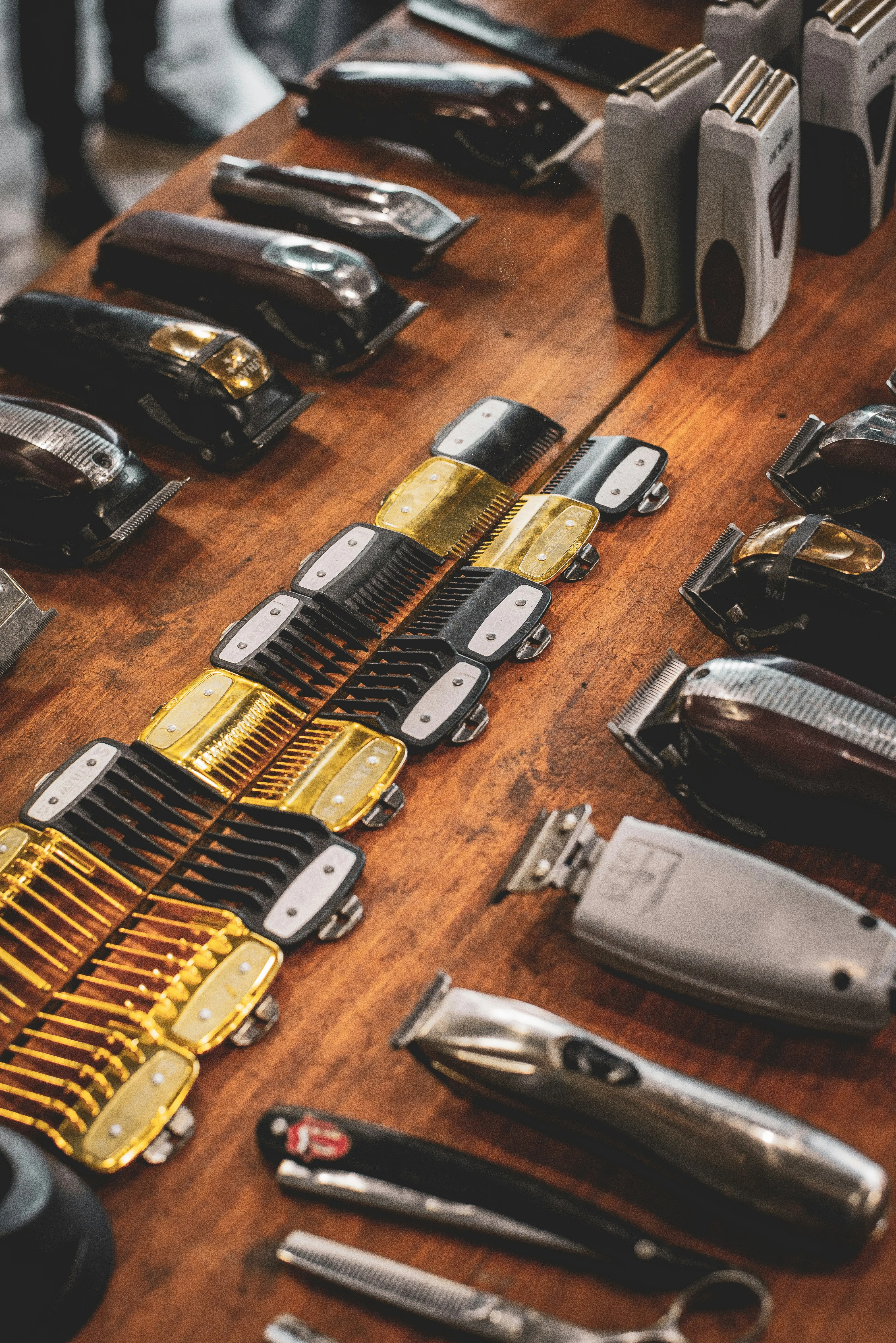 Hair clippers on a table
